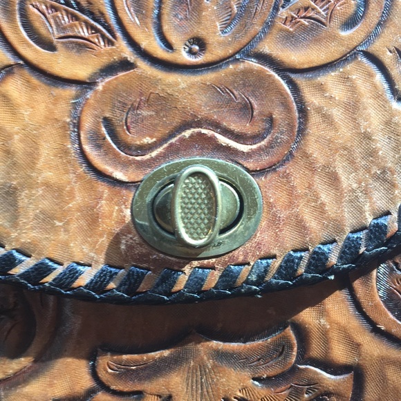 Vintage leather purse - Picture 4 of 7